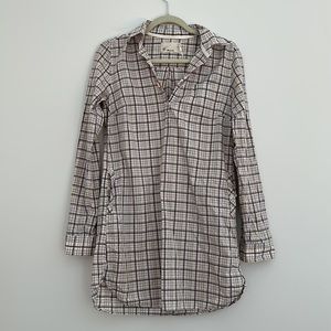 Trovata Button Down Shirt Dress